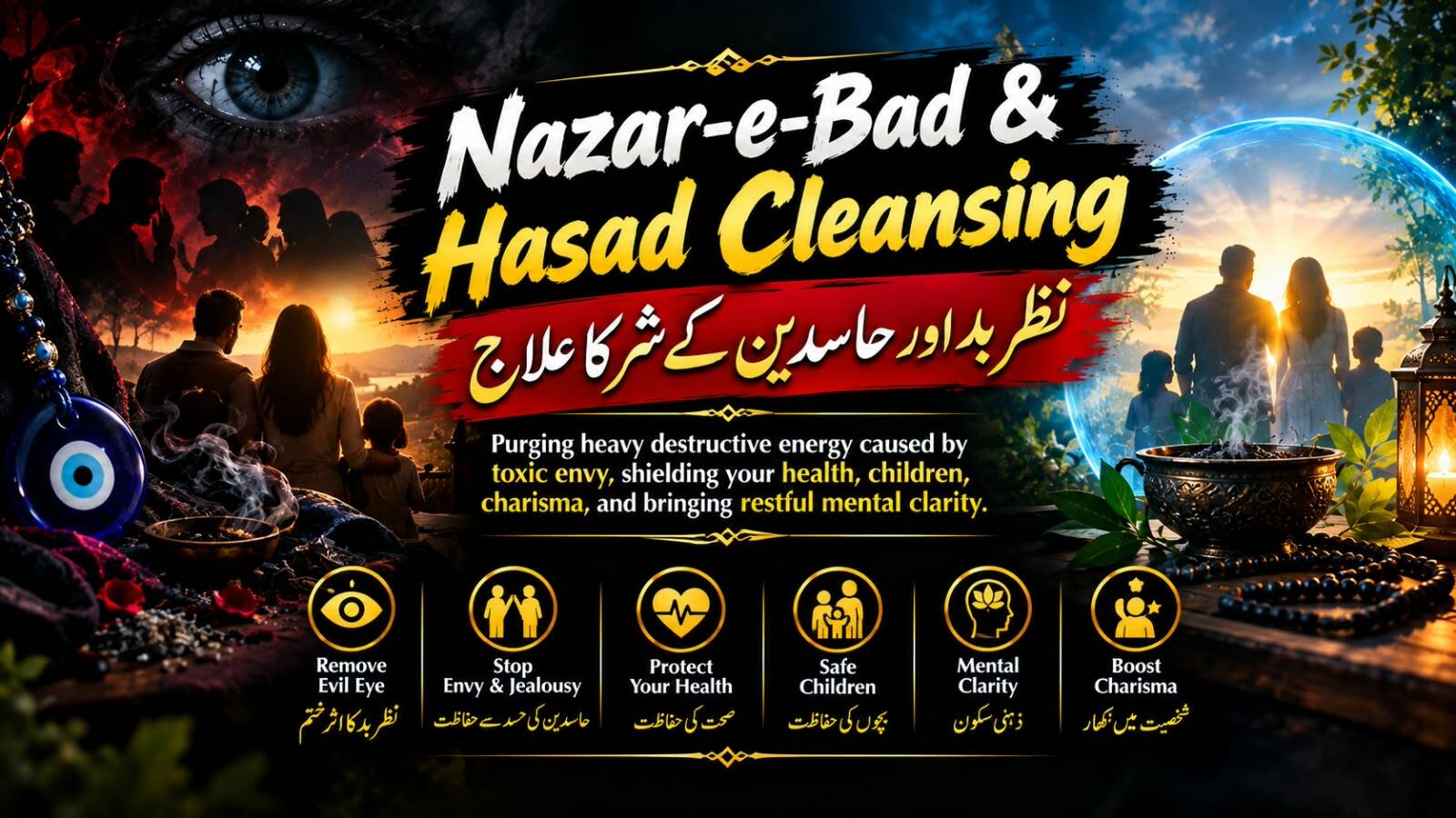 Evil Eye Nazar-e-Bad Cleansing by Jalali Baba